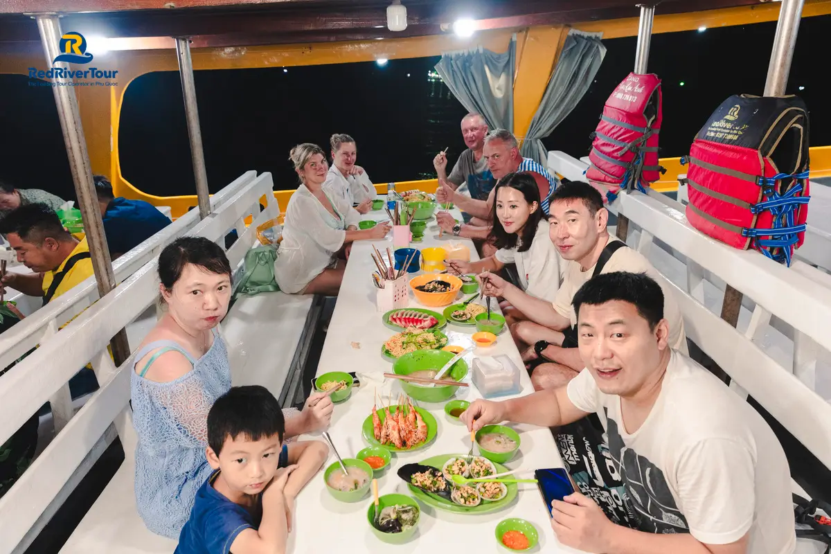 Tour ngắm hoàng hôn câu mực đêm